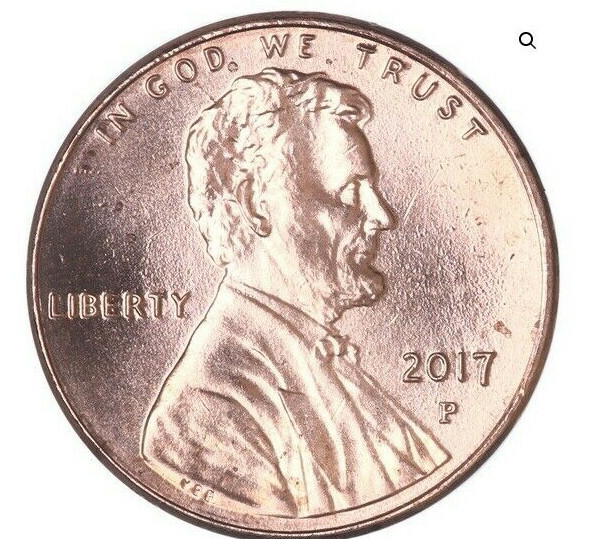 *FIVE COINS* 2017-P BU Lincoln Shield Cent. *FIVE COINS* BU condition.