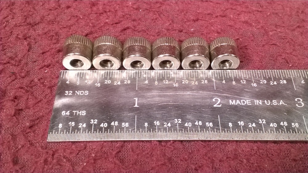 LIONEL POST WAR TYPE-KW TRANSFORMER - SET OF 6 BINDING POST NUT