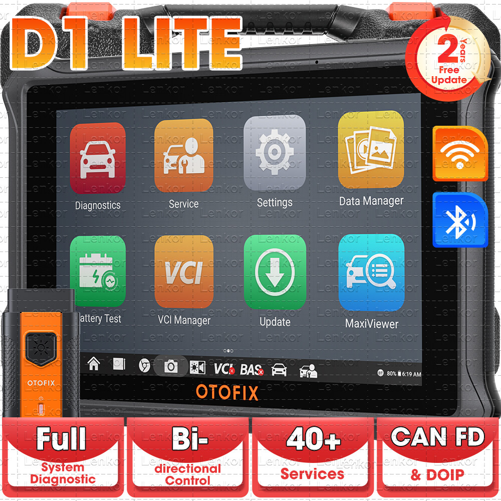2025 OTOFIX D1 Lite Bidirectional Full System Diagnostic Tool Key Coding Scanner