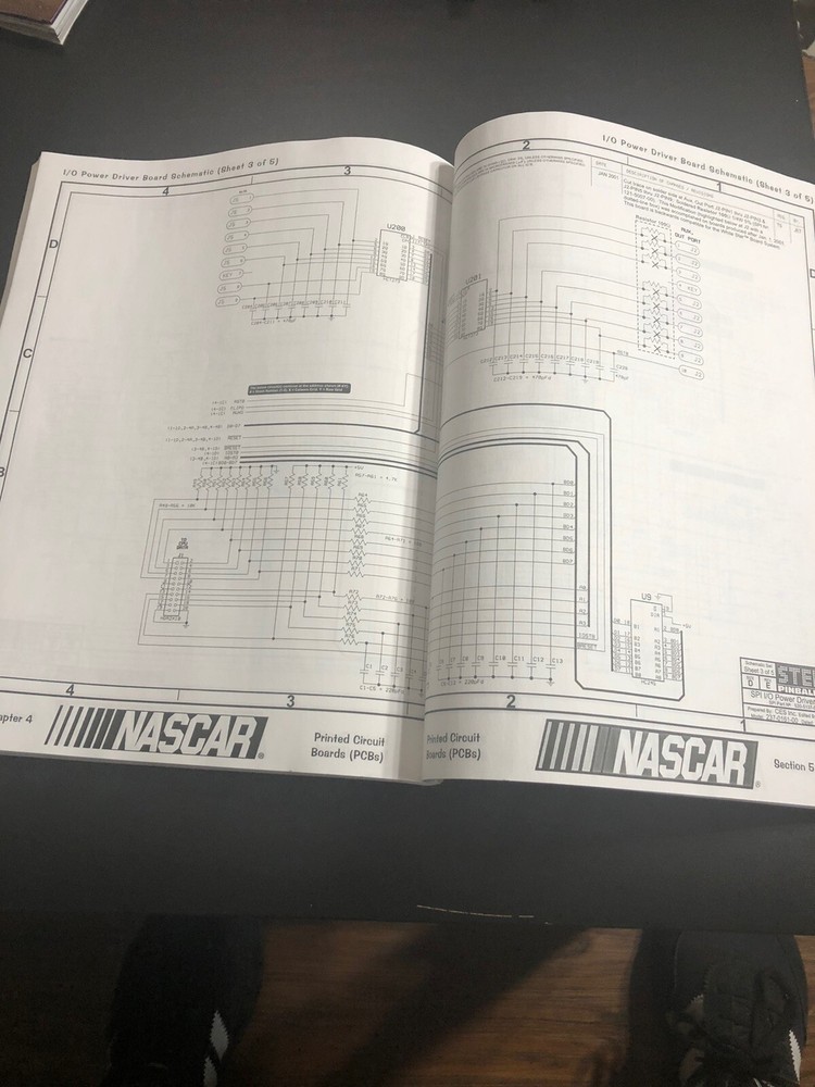 Nascar Pinball Service Manual Preowned
