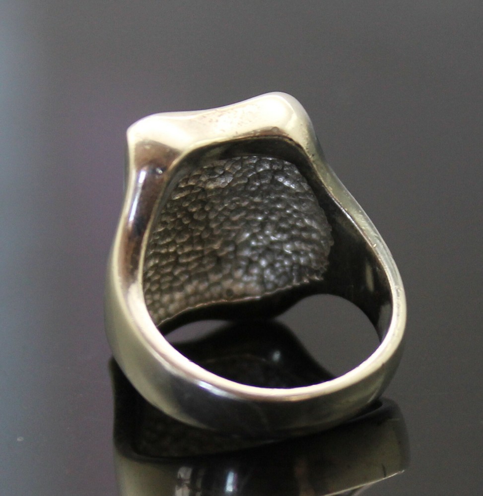 ROBERT LEE MORRIS RLM MODERNIST STUDIO HIGHLY POLISHED STERLING SILVER RING 8