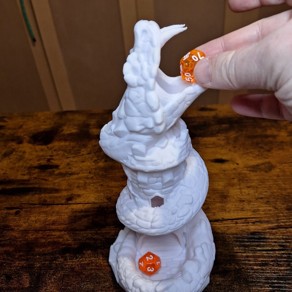 The Basilisk Dice Tower – 3D Printed