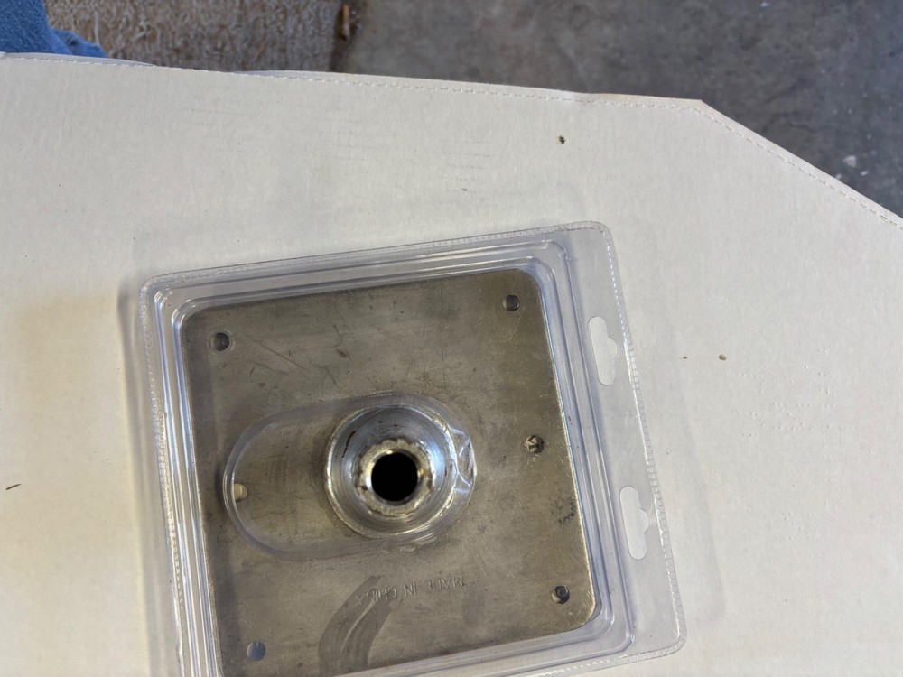 pedestal seat base deck plate