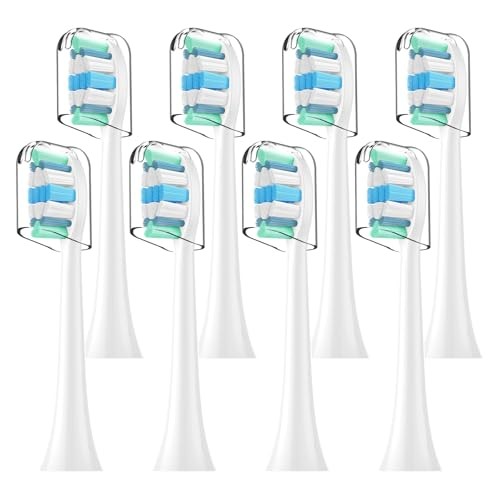 Philips Sonicare Replacement Toothbrush Heads, 8 Pack, Soft Bristles