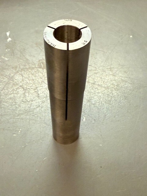 Hardinge 9B 5/8" Round Collet w/Internal Threads