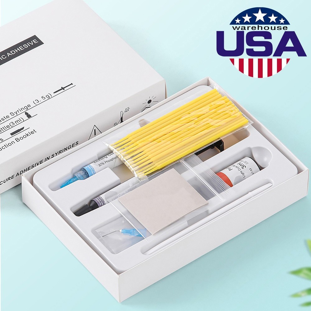 Dental Orthodontic Light Cure Brackets Adhesive Bonding System