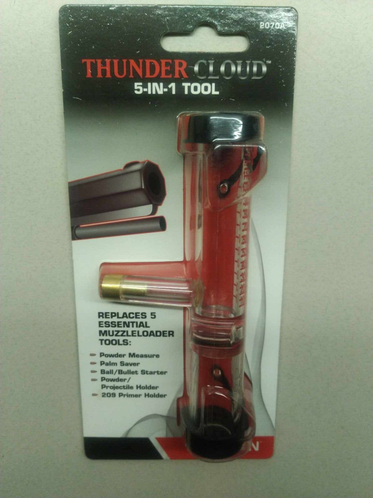 Thunder Cloud 5-In-1 Tool - 5 Essential Muzzloader Tools New