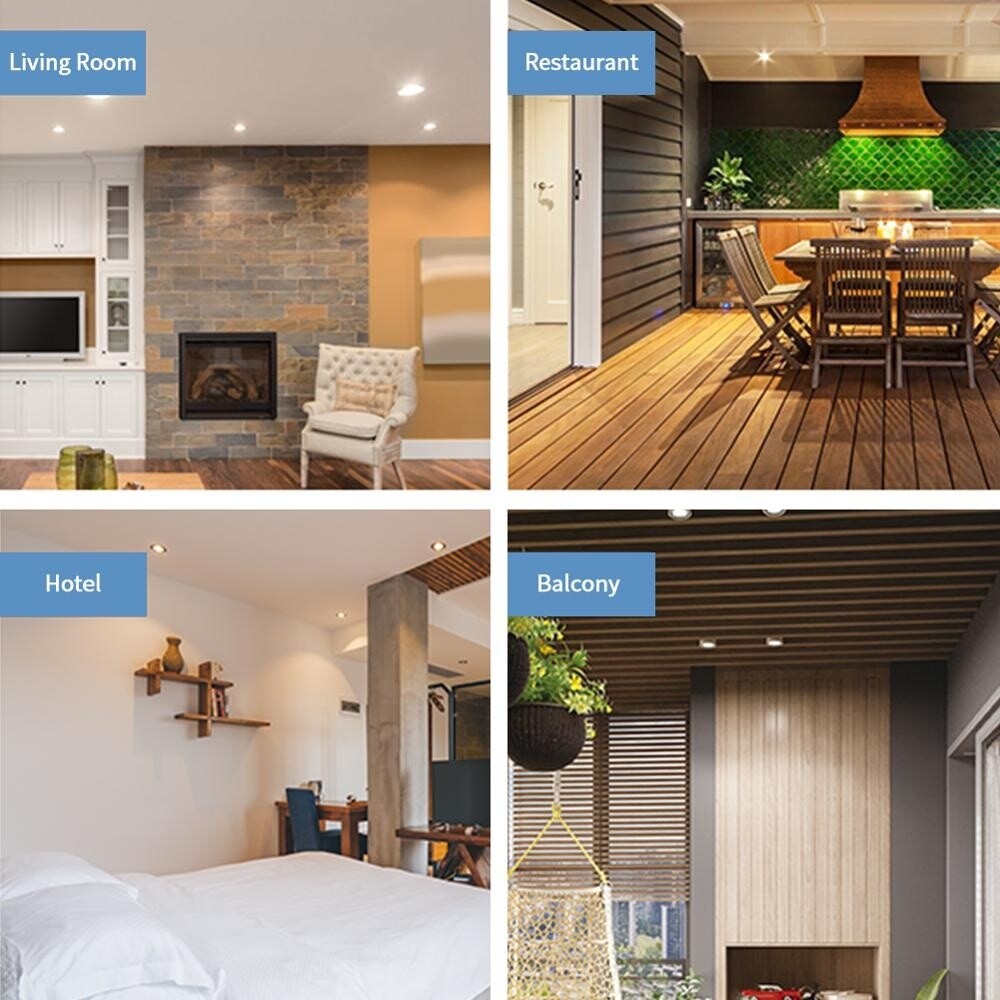 20PCS COB Downlight LED Recessed Ceiling Light Spotlight Dimmable Lamp 3W/5W/7W