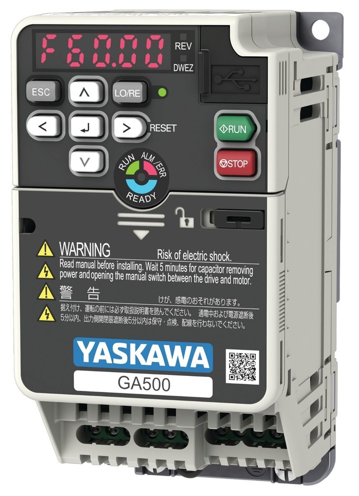 Yaskawa GA50U2042ABA 15 HP 230V 3 Phase Variable Frequency Drive