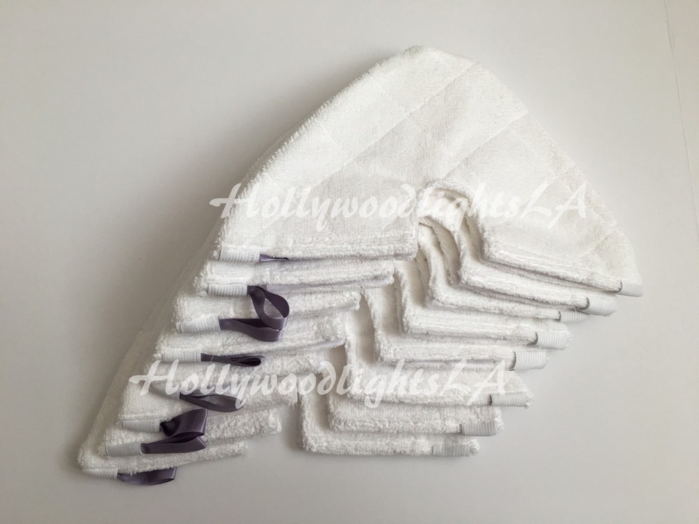 8 Replacement Triangle Microfiber Pads compatible with Shark Pocket Steam Mop