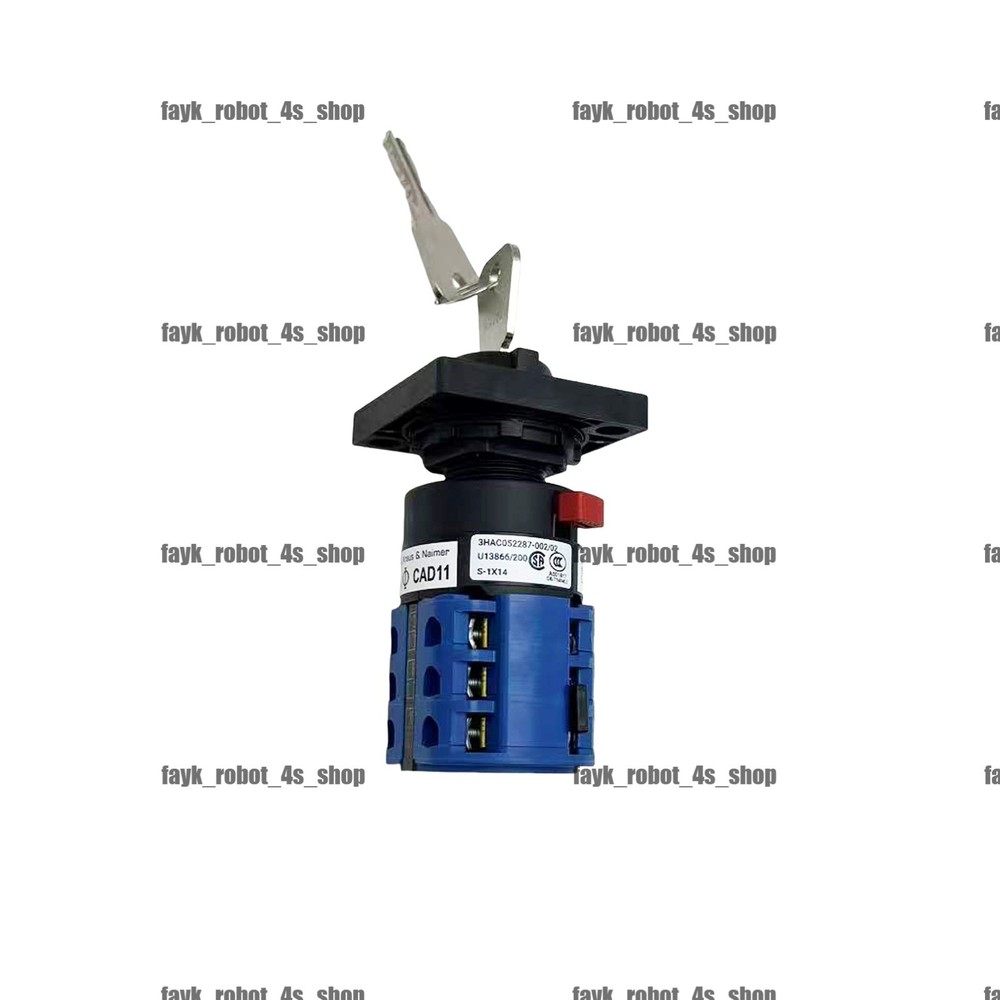 ON6KB Control cabinet 3-speed mode switch W/keys For ABB robot controller parts