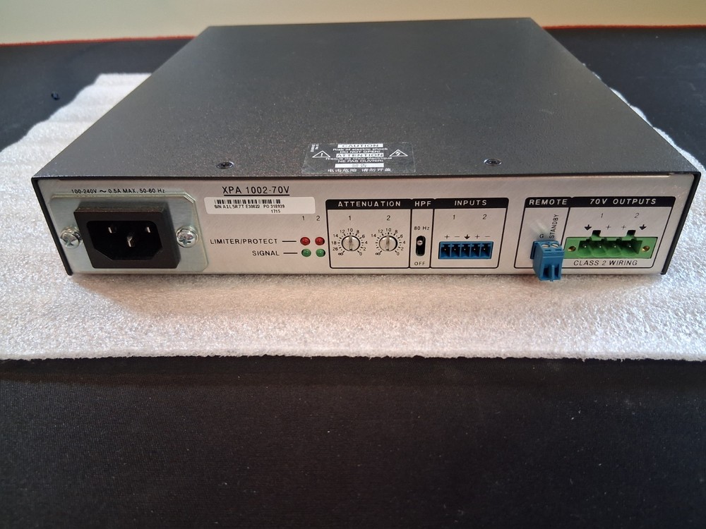 EXTRON XPA 1002 PLUS Two Channel Xtra Power Amplifier