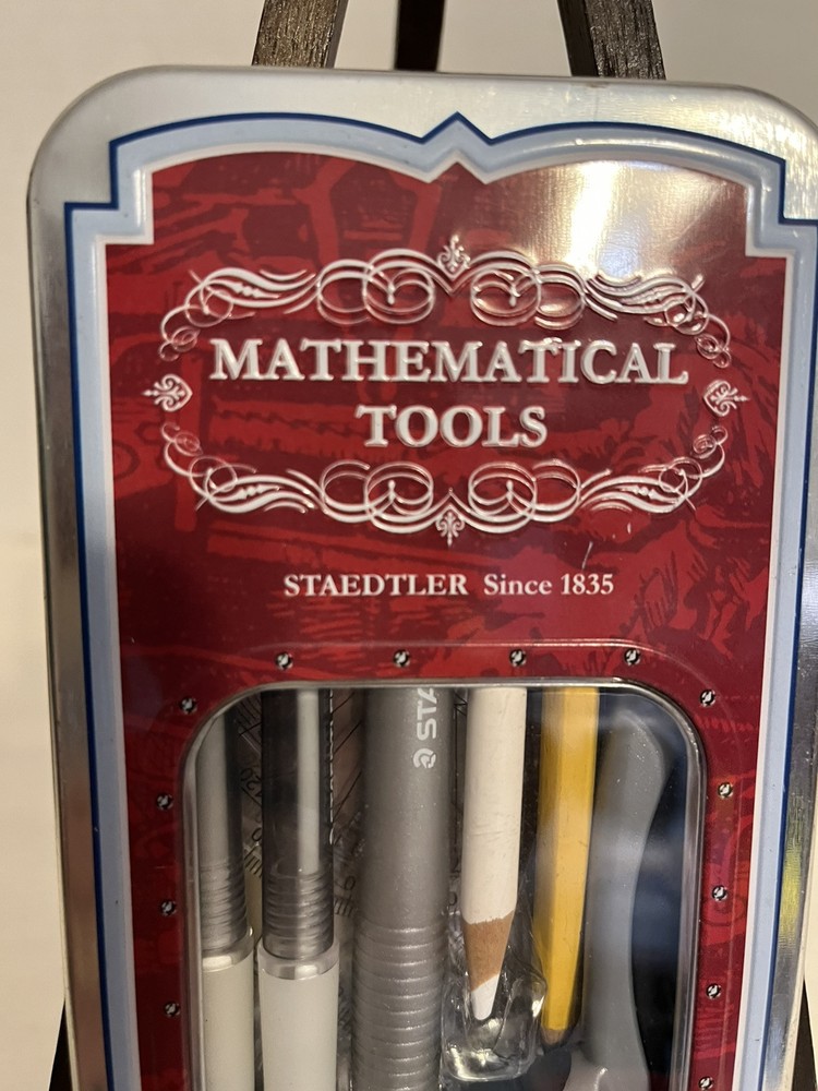 Staedtler Mathematical Tools Compass Protractor Pencil & Sharpener Eraser Pen A1