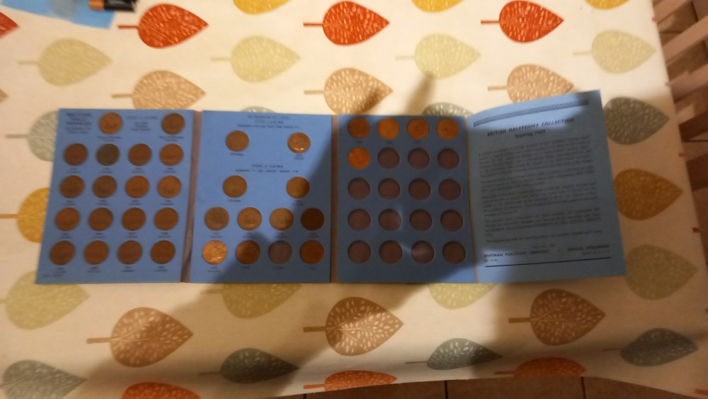 Whitman Halfpennies Set