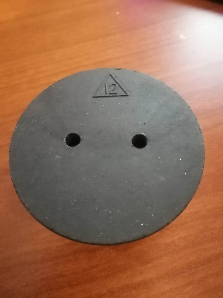2 hole #12 rubber stopper