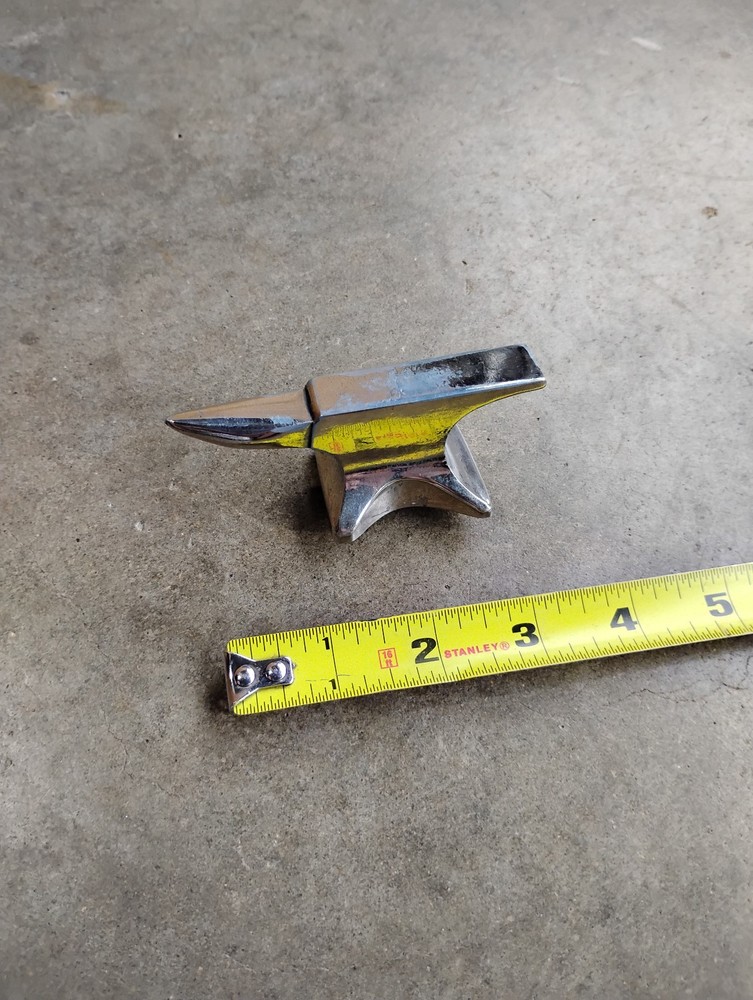 Vintage small chrome plated anvil 6oz.