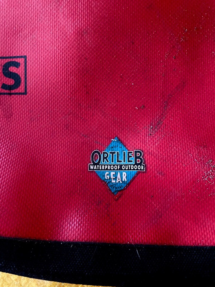 Red Ortlieb X-Press Waterproof Messenger Bag