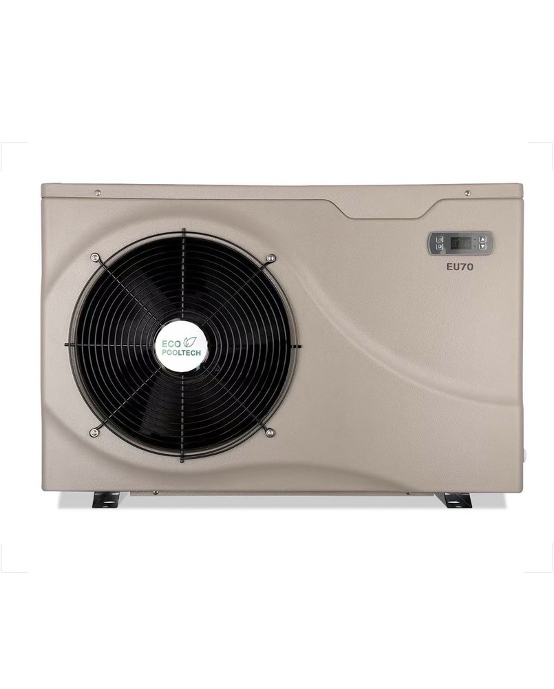 ECO POOLTECH Swimming Pool Heat Pump EU70  22,462 BTU Above Ground and Inground