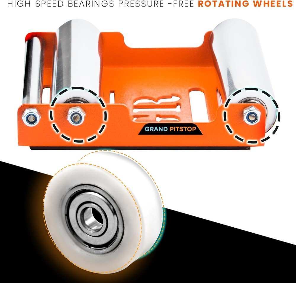 Grand Pitstop Motorcycle Wheel Cleaning Stand - Paddock Stand Replacement - Whee