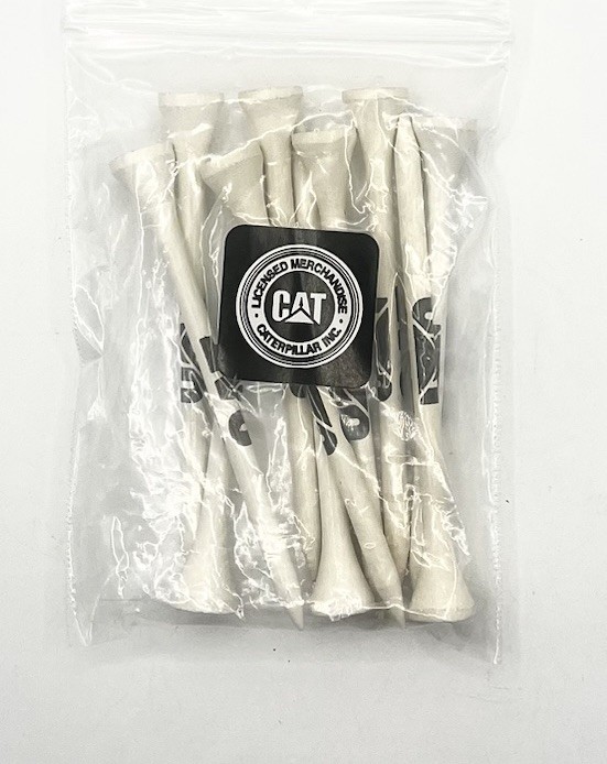 CAT Caterpillar Golf Tees Ad Promo