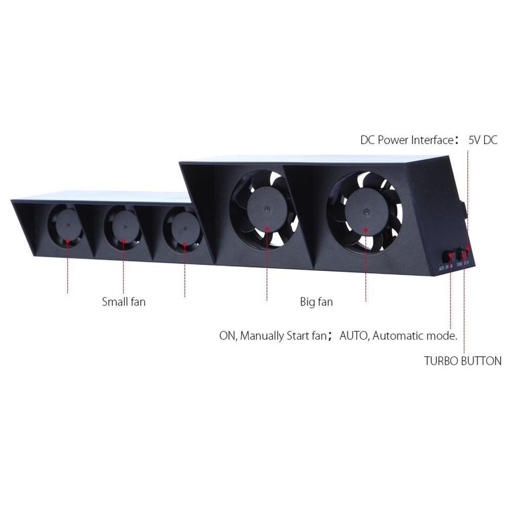 Temperature Control Cooling Fan USB Cable for