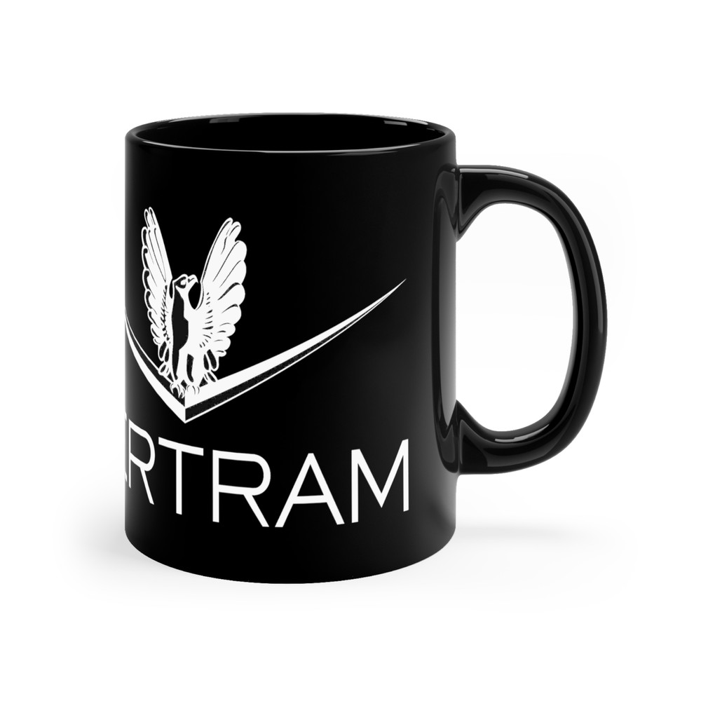 Bertram Boats 11oz Coffee Tea Black Mug