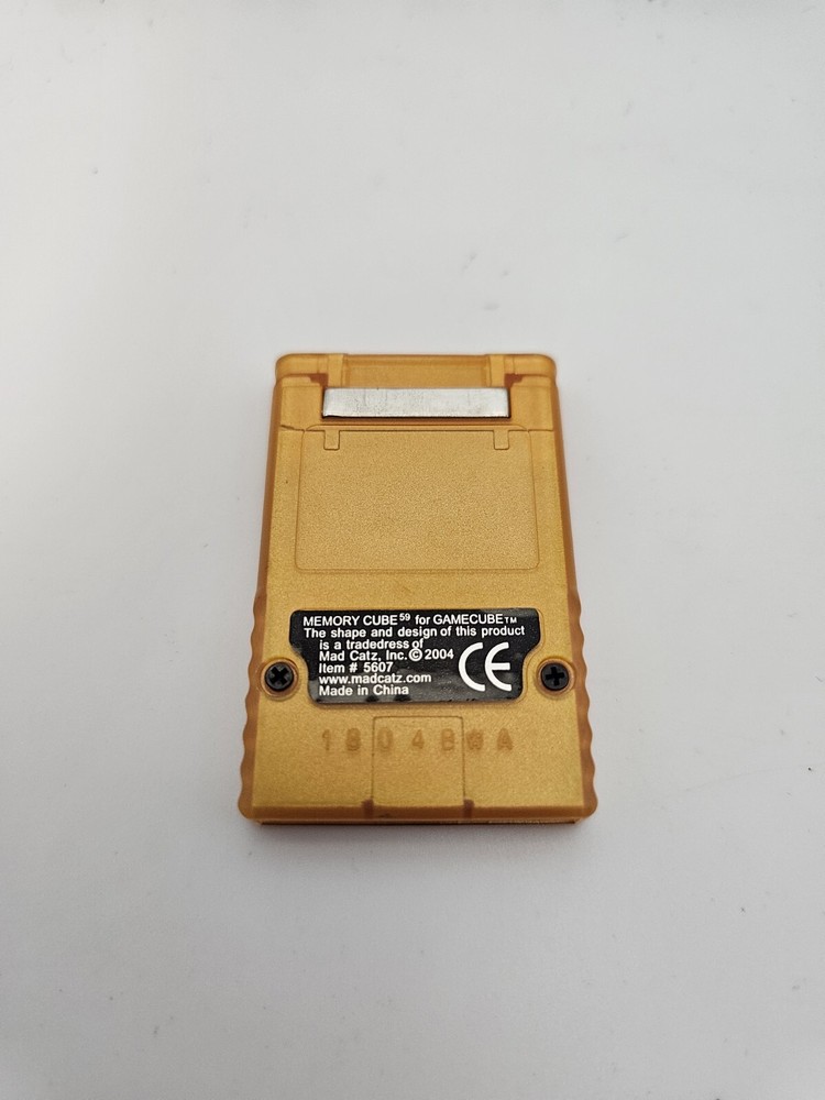 Nintendo Gamecube MadCatz 1x Memory Card, Yellow