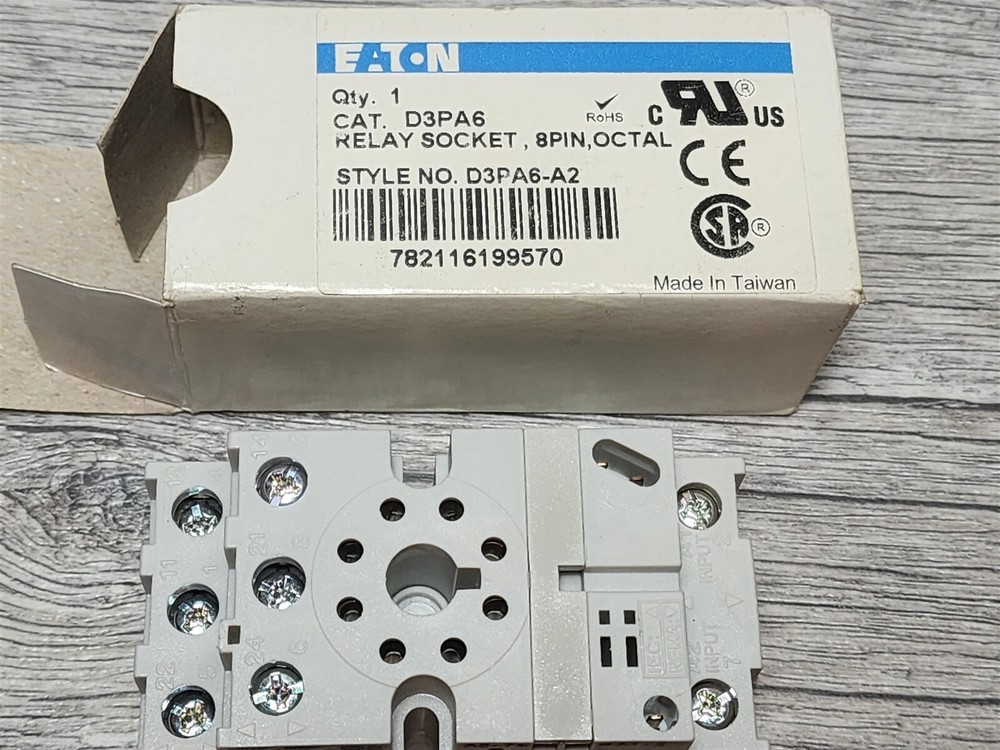 Eaton D3PA5 Relay Socket