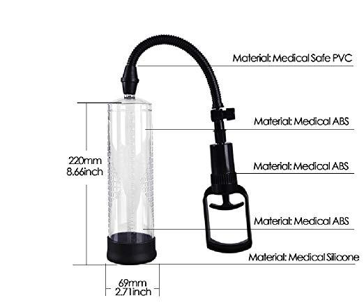 Penis Pump VED Vacuum Erection Device for Men to Enlarge or Improve Erection ED