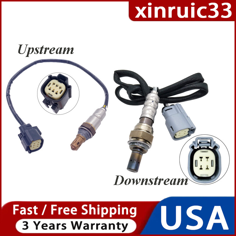Upstream Downstream 2Pcs Oxygen Sensor for Ford Transit Connect 2.5L 2014 2015