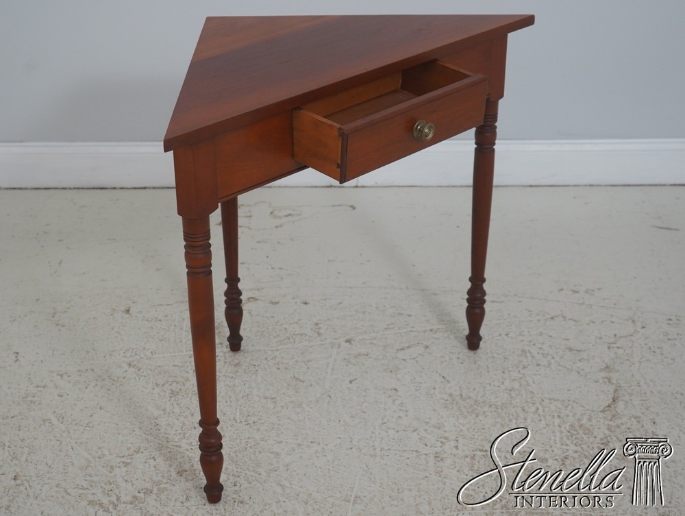 L71845: ELDRED WHEELER Country Cherry Corner Table