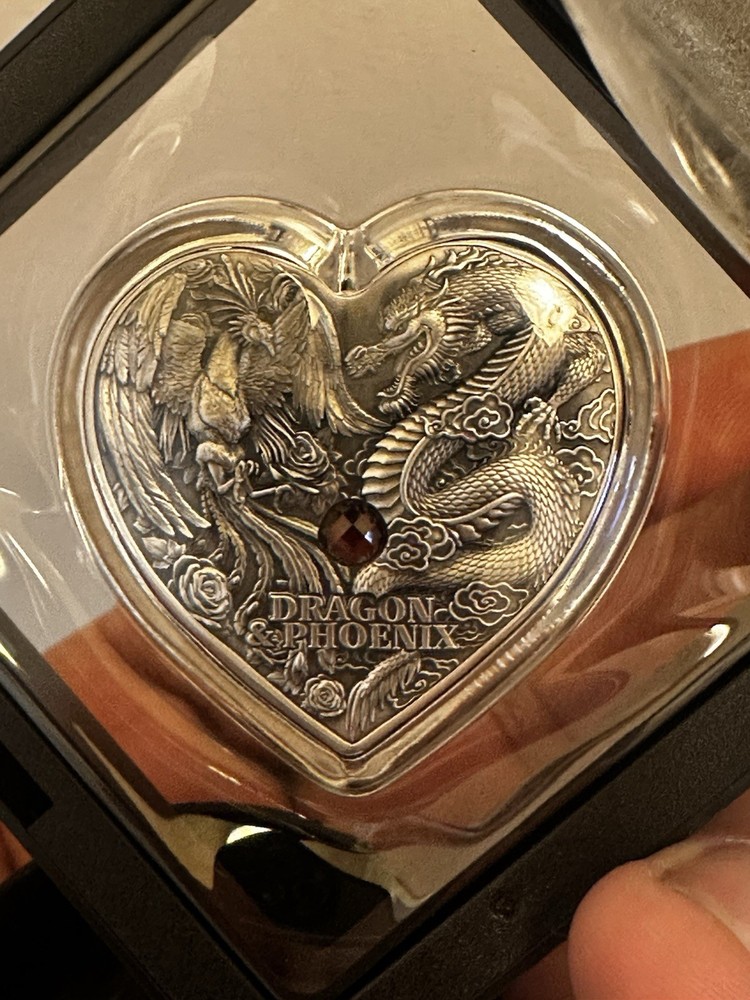 1oz Silver Dragón Phoenix