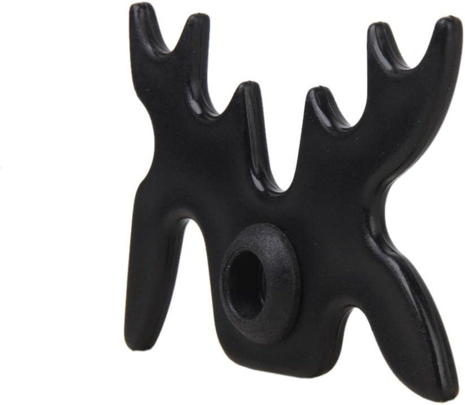 Billiard/Pool Cue Accessory: Slip-On/Portable Moosehead Bridge Head, Plastic , B