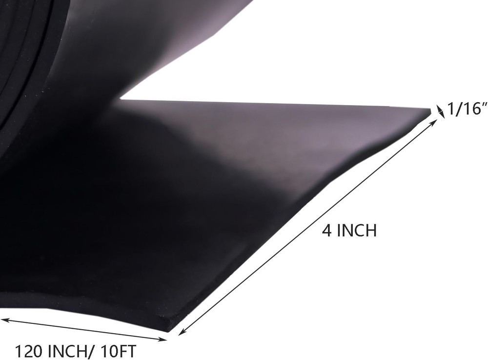 Neoprene Rubber Sheet Solid Rubber Strips Roll Padinsulation for Weather Strippi