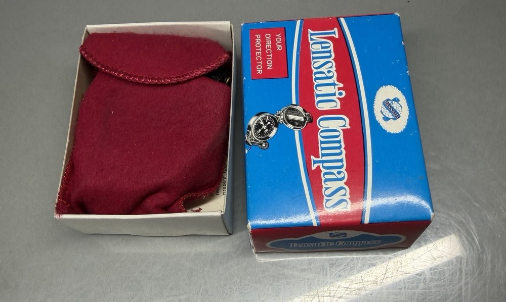 Vintage Lensatic Compass ~ Japan ~ In Box