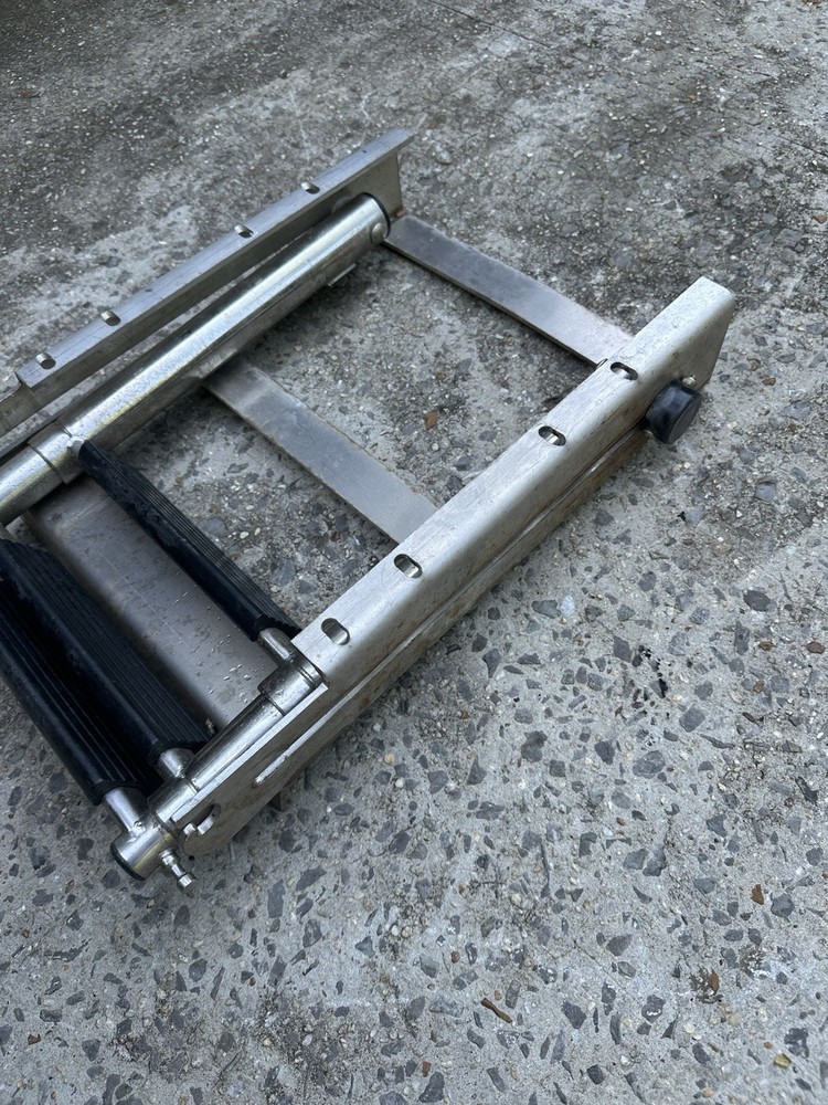 Stainless Steel Extendable 3 Step Concealed Platform Telescoping Boat Ladder