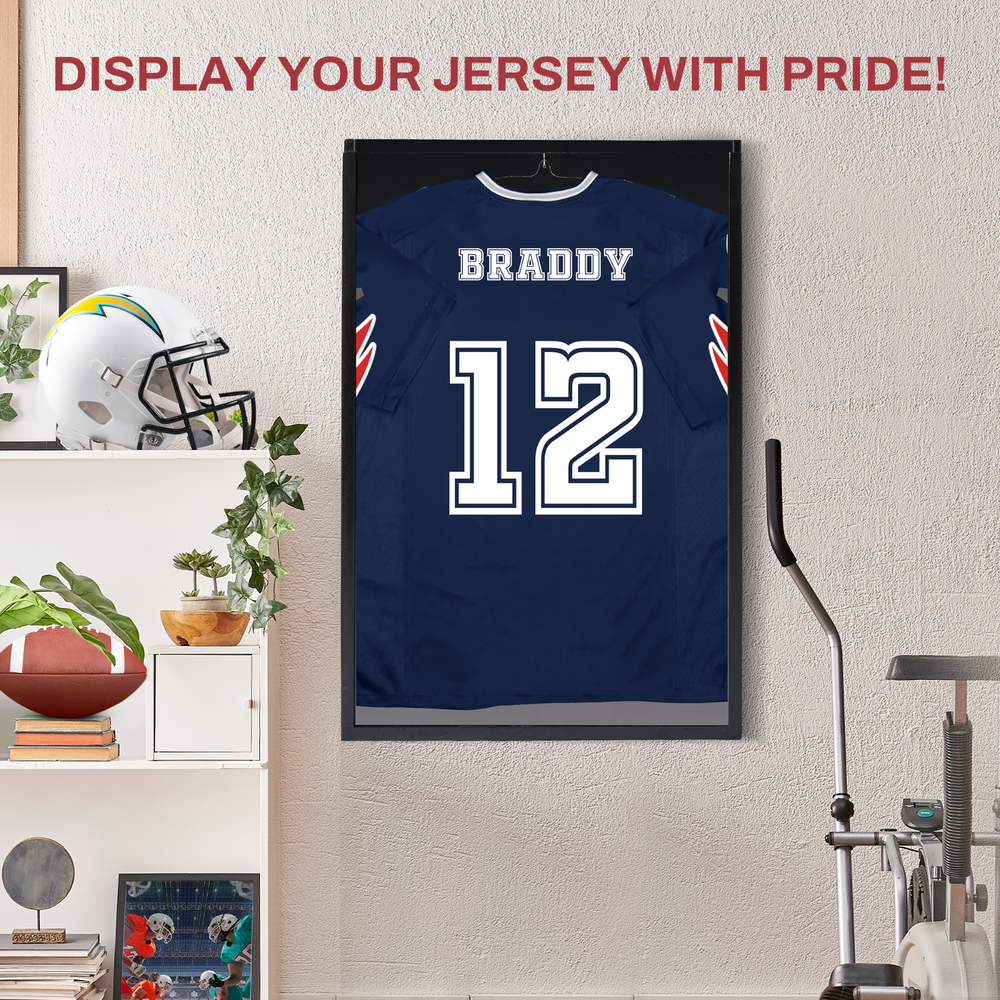Football Jersey Display case for jerseys or Jersey Frame
