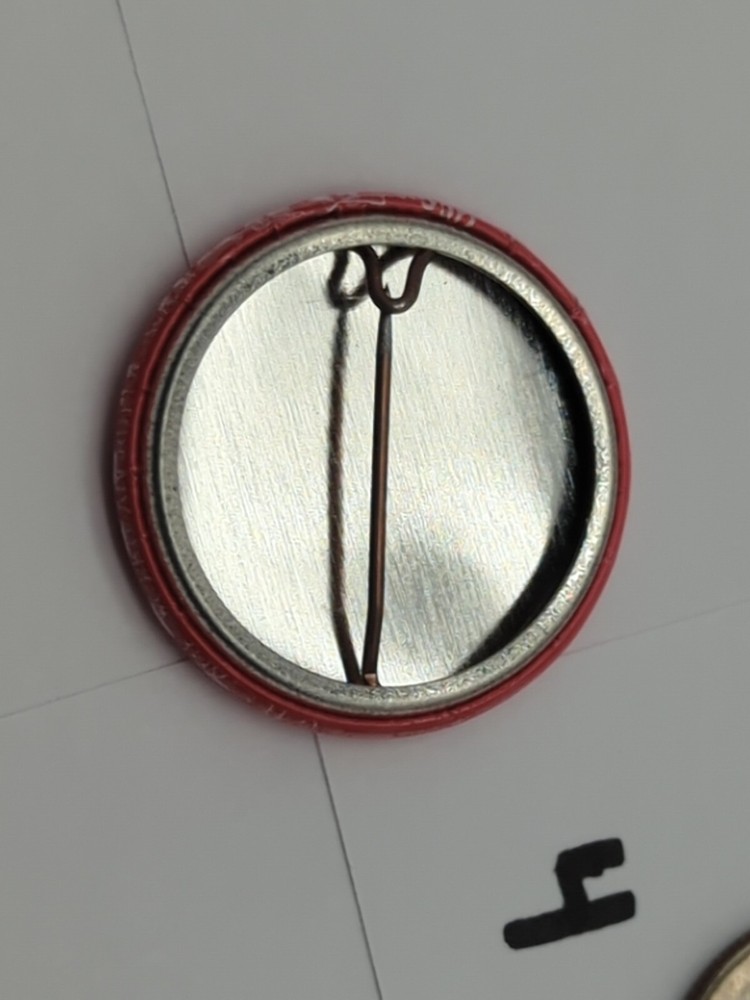 UA Local 32 Plumber Pipefitter Steamfitter Pin Back Button