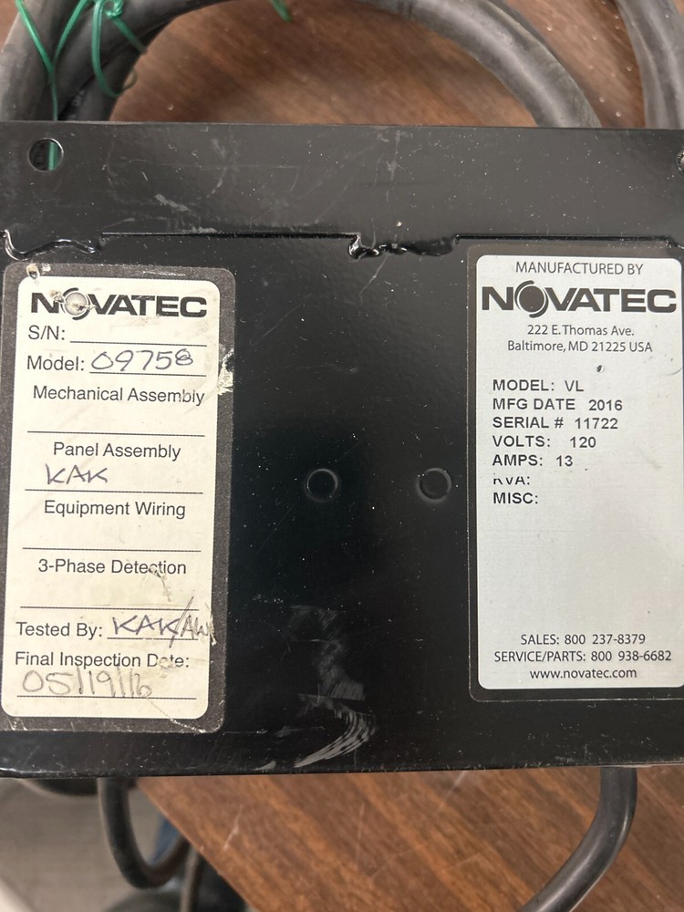 Novatec VL-5 Vacuum Loader