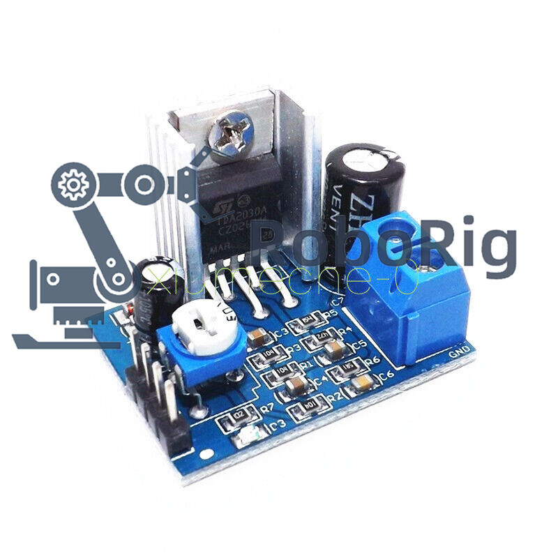 2PCS Power Supply TDA2030 Audio Amplifier Board Module TDA2030A 6-12V Single