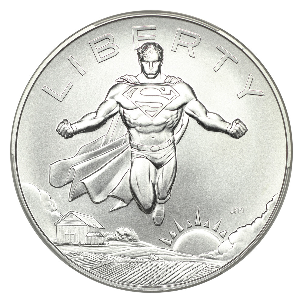 2025 1oz Silver Medal DC Comics - Superman CACG MS69