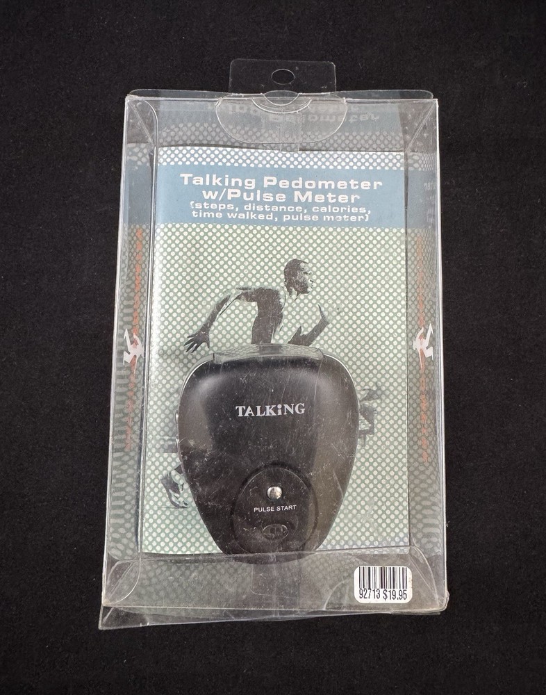 Talking Pedometer w/ Pulse Meter HE-9852B
