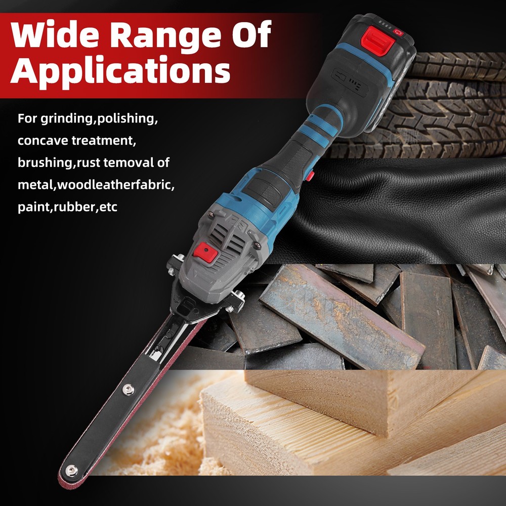 Angle Grinder to Belt Sander Attachments Adapter For Sanding & Rust Removal US