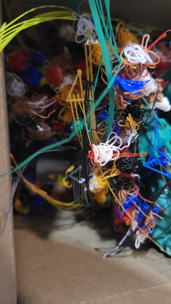 14.2 Ounces Net Weight PLA Scrap And Failed Prints