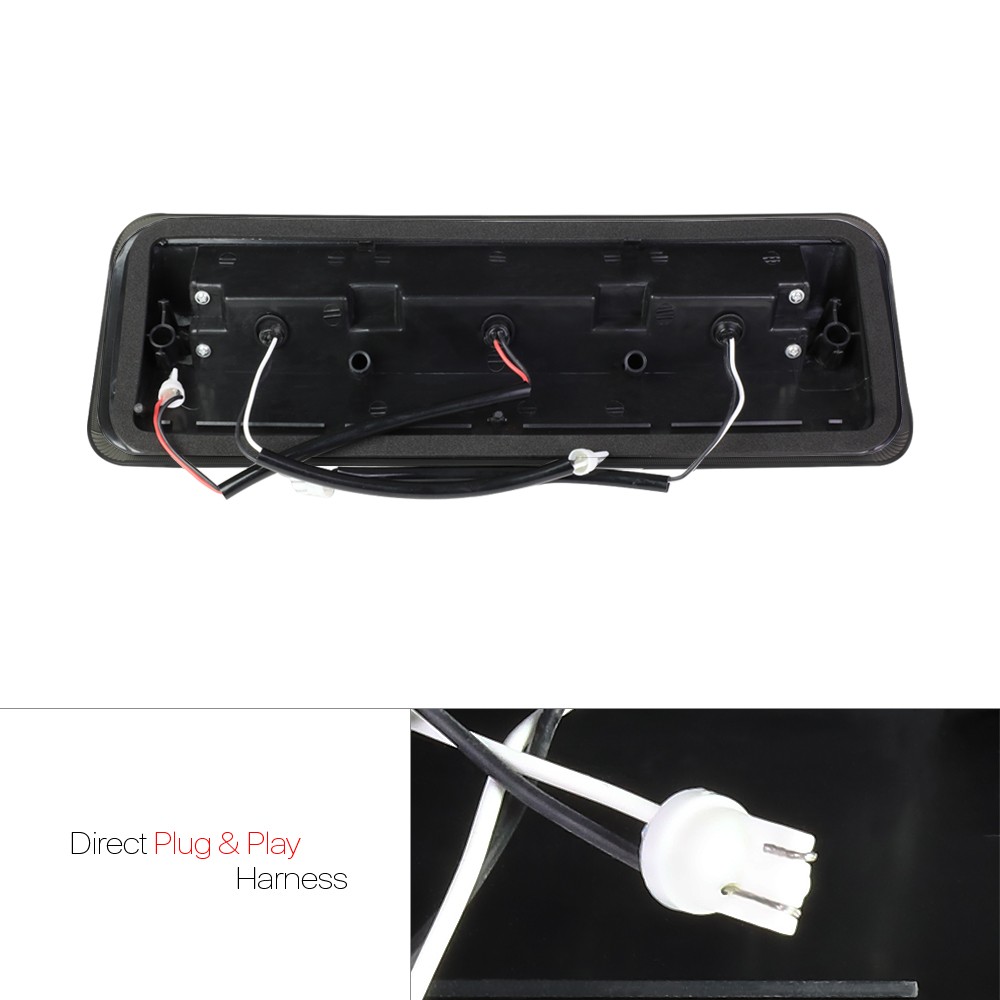 Smoke LED Bar Third [3rd] Brake Light Cargo Functioned for 07-10 Ford Explorer