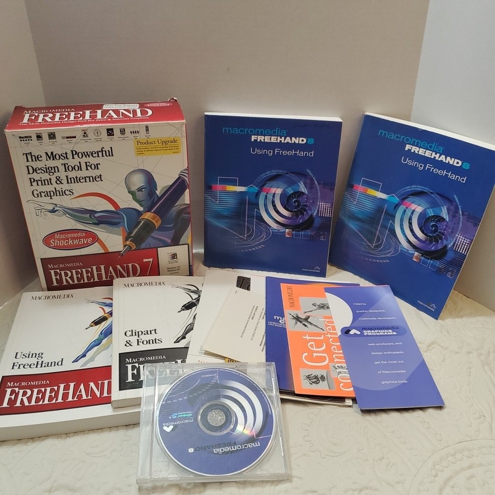 Macromedia Freehand 7 Microsoft Windows 95 Windows NY Complete