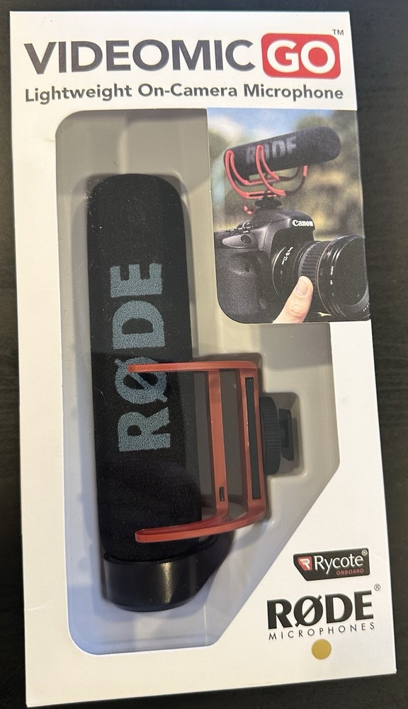 Rode VideoMic GO Lightweight On Camera Microphone