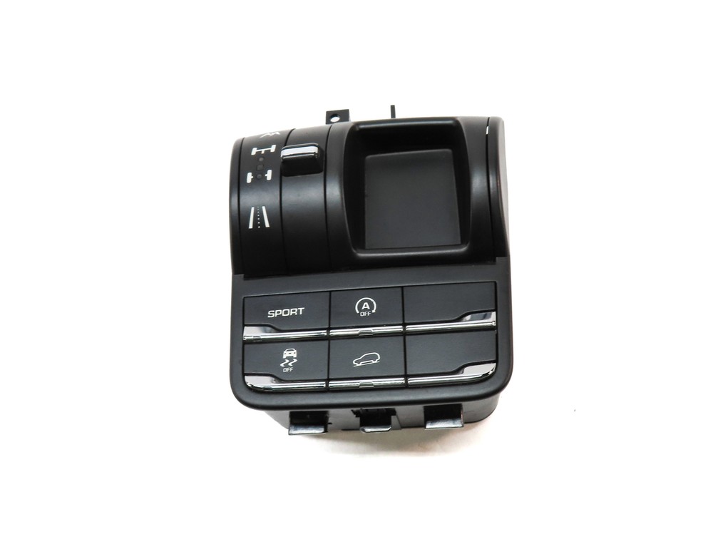 13 PORSCHE CAYENNE (958) FRONT 4WD TRACTION CONTROL TERRAIN SELECT SWITCH PANEL