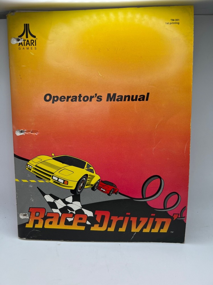 ATARI: Arcade game Manuals Collection from distributors library YOUR CHOICE