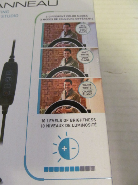 Xtreme 6" Diameter LED Ring Light for Studio Style Selfie Lighting